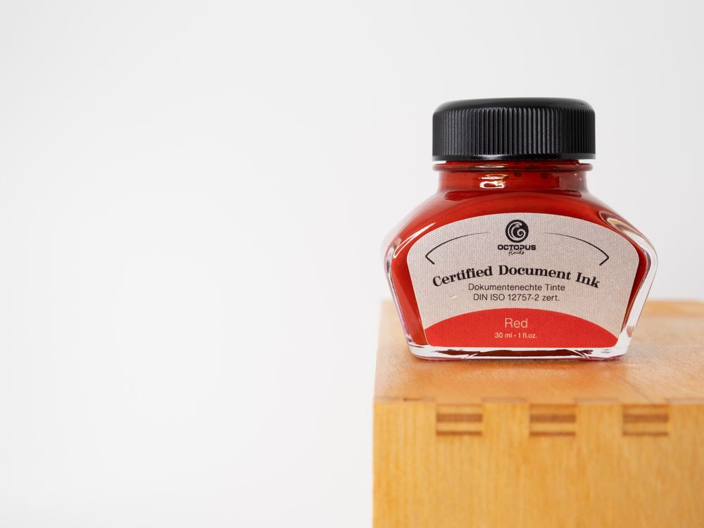 Can Doc Ink Colors Octopus Document Ink (30mL) - Red – Wonder Pens
