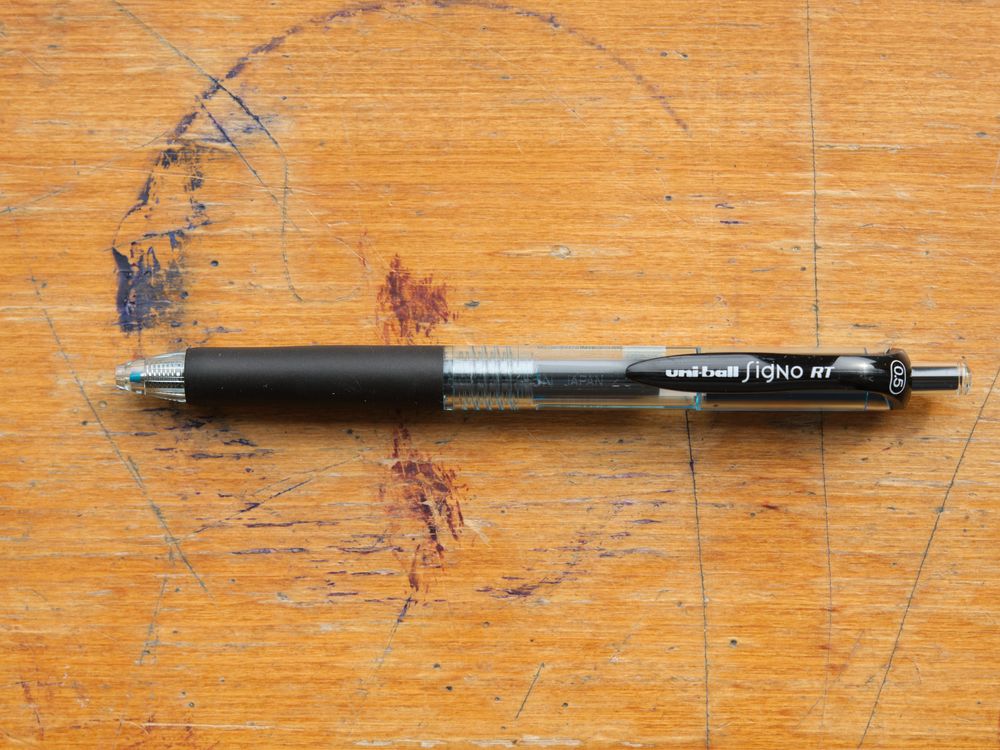 Uni-ball Signo RT Eco Writer Gel Pen - 0.5mm - Black