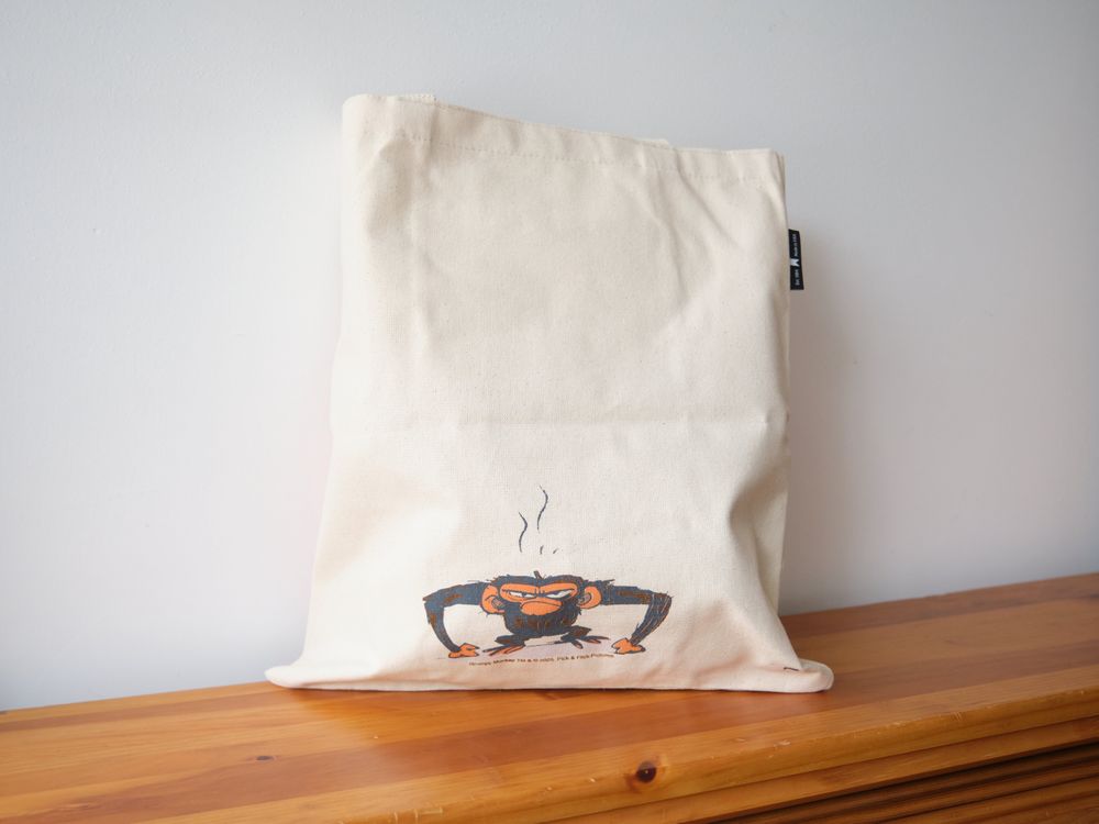 Grumpy Monkey Tote Bag