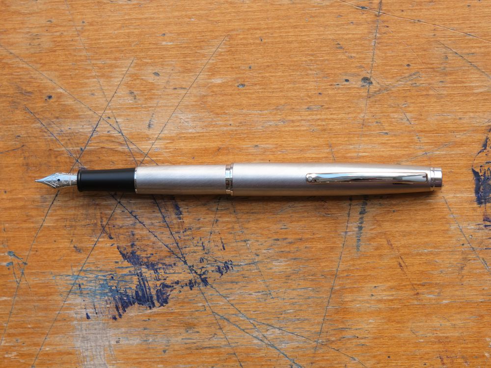 Monteverde Dakota Fountain Pen - Stainless Steel