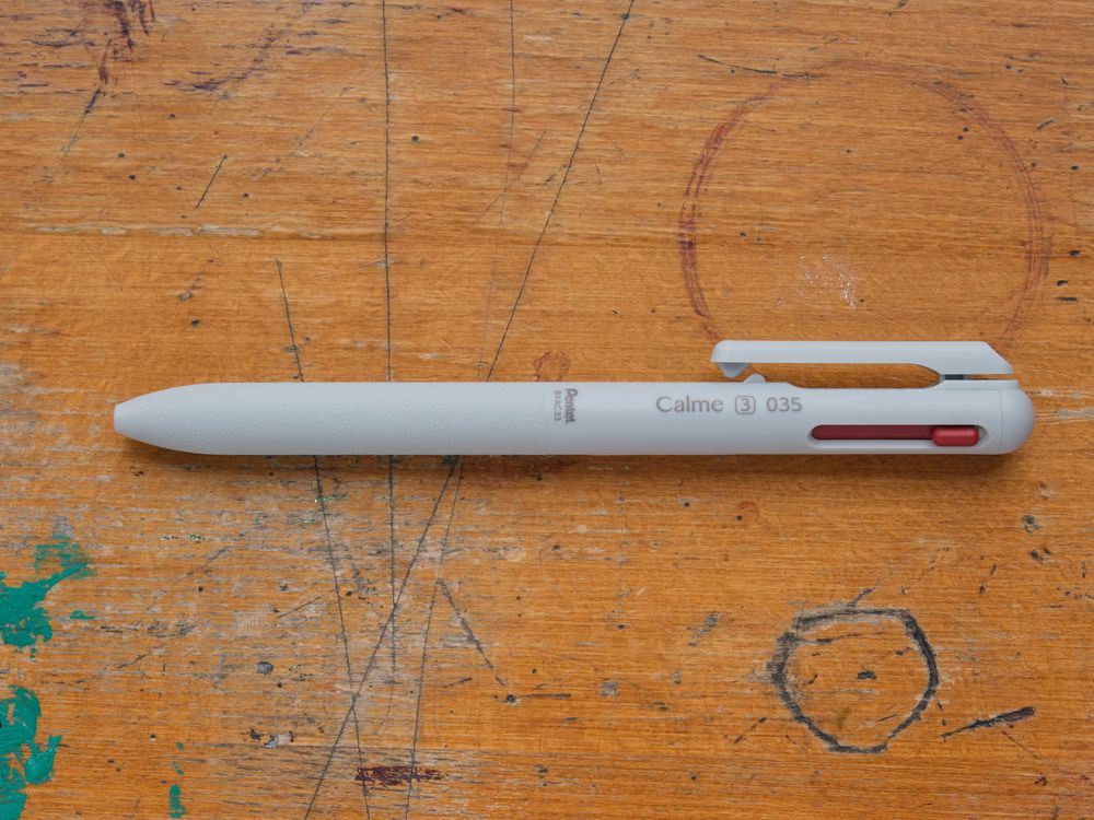 Pentel Calme 3 Ballpoint Multi-Pen - 0.35mm - Light Blue