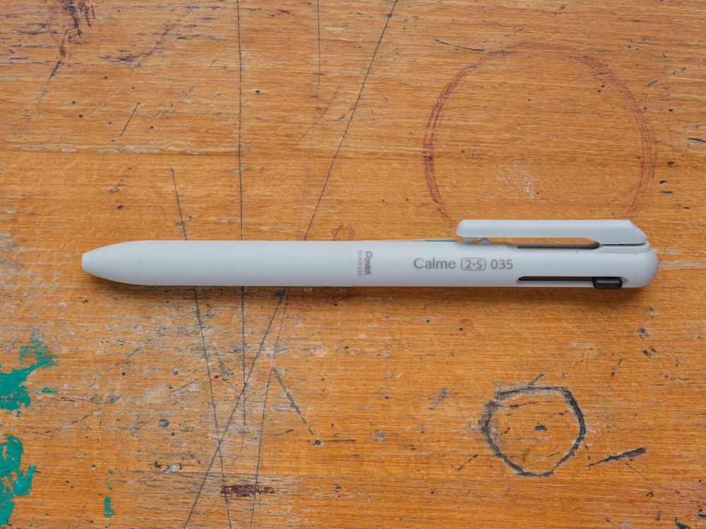 Pentel Calme 2S Ballpoint Multi-Pen 0.35mm and Mechanical Pencil 0.3mm - Light Blue