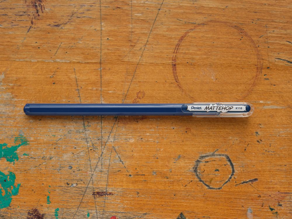 Pentel Mattehop Gel Pen - 1.0mm - Navy Blue