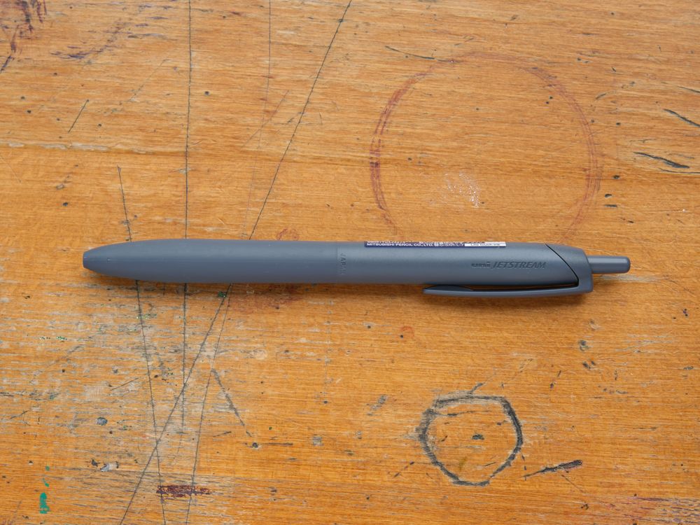 Uni Jetstream Lite Touch Ballpoint Pen - 0.7mm - Greyish Blue