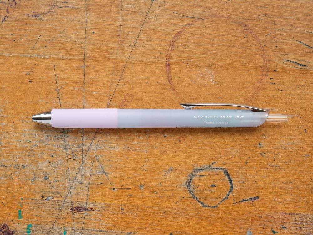 Pentel Floatune Ballpoint Pen - 0.5mm - Savon Purple