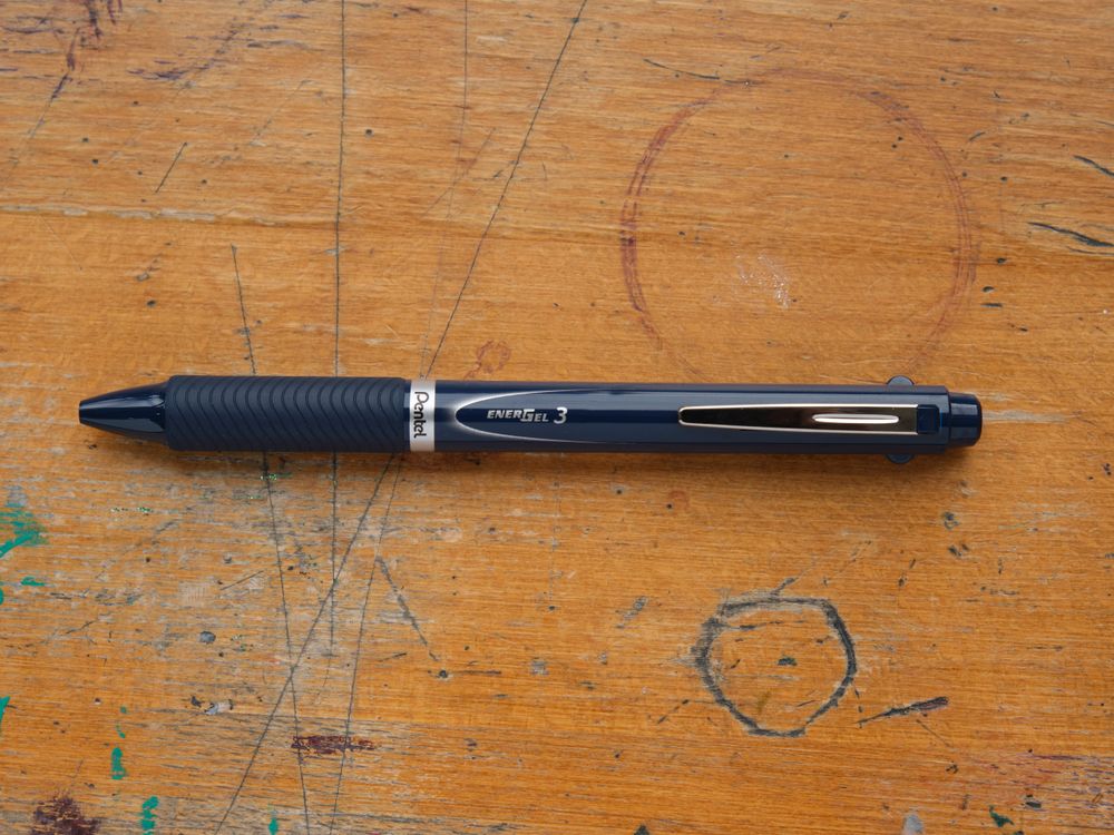 Pentel EnerGel 3 Multi-Pen - 0.5mm - Navy