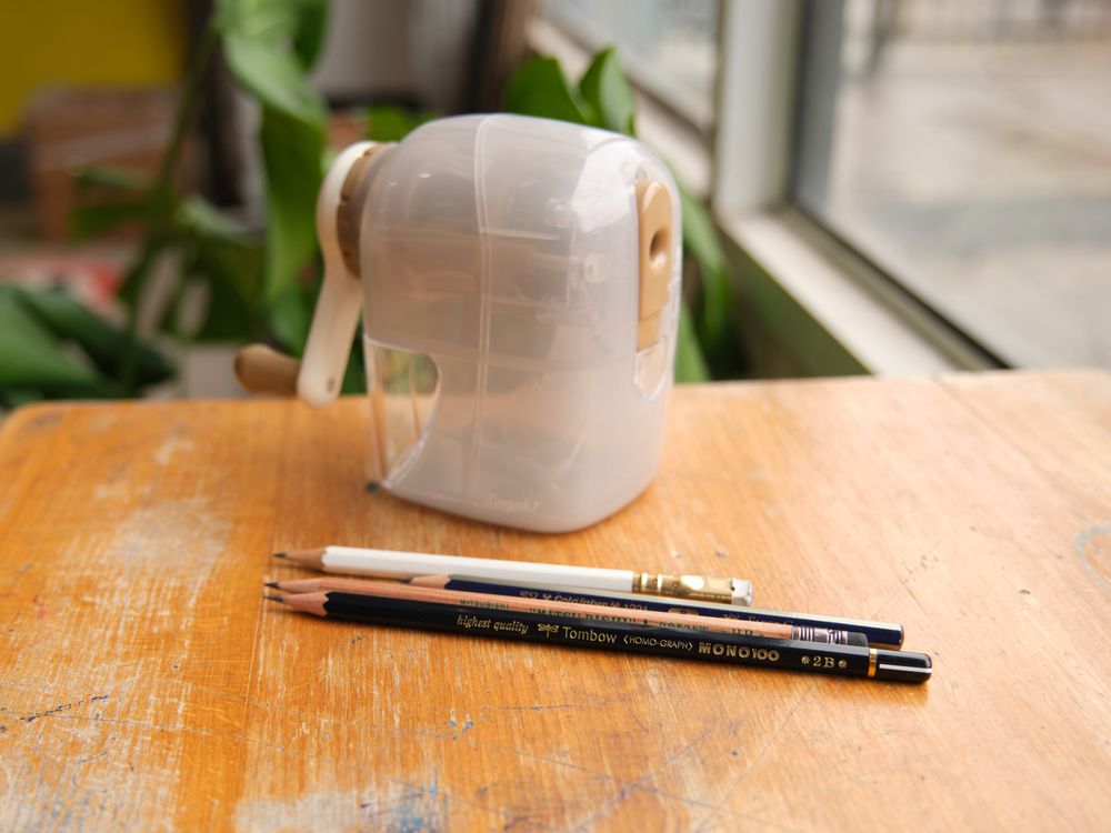 Sonic - Togari Return Manual Pencil Sharpener - Ivory