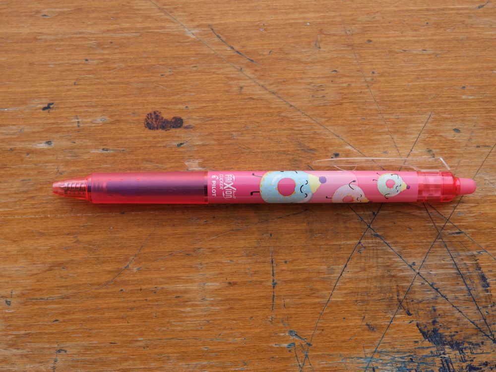 Pilot FriXion Erasable Retractable Gel Pen - Sweet Collection - 0.7mm - Donut