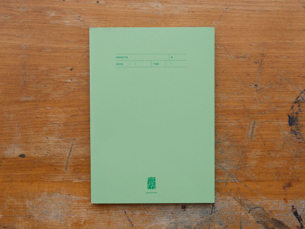 Foglietto - Nota Bene Notepad - 70 Sheets - A5 - Quadrato (Green)