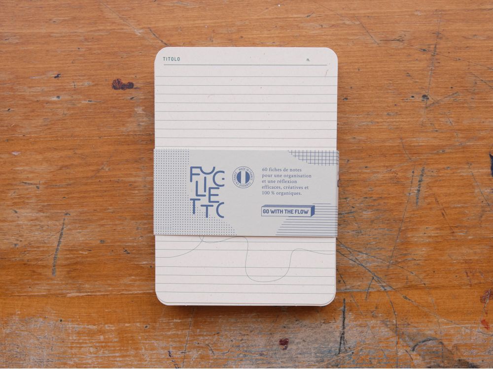 Foglietto - Memo Cards - Deck of 60 - A6 - Go With The Flow (Beige/Brown/Green/White)