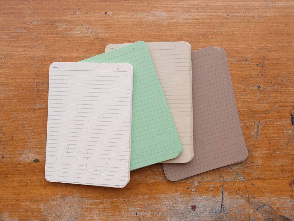 Foglietto - Memo Cards - Deck of 60 - A6 - Go With The Flow (Beige/Brown/Green/White)