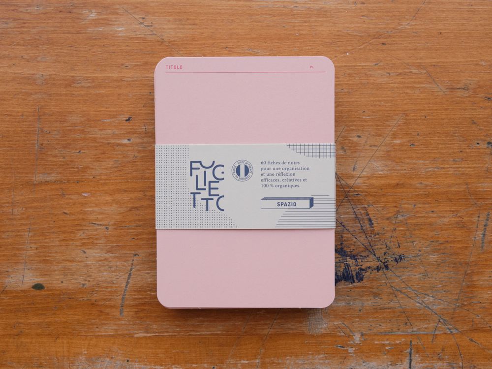 Foglietto - Memo Cards - Deck of 60 - A6 - Spazio (Blue/Pink/White/Yellow)