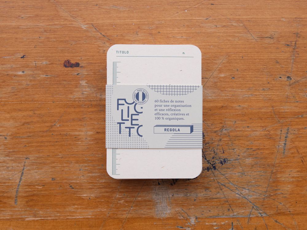 Foglietto - Memo Cards - Deck of 60 - A7 - Regola (Blue/Pink/White/Yellow)