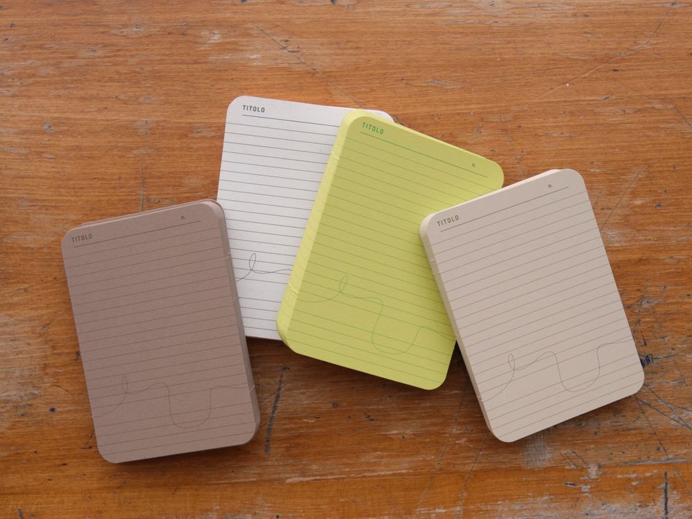 Foglietto - Memo Cards - Deck of 60 - A7 - Go With the Flow (Beige/Brown/Tatin Green/White)