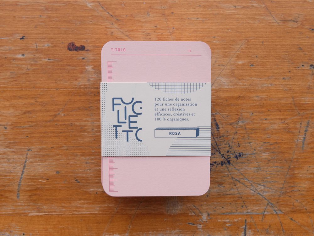 Foglietto - Memo Cards - Deck of 120 - A7 - Rosa