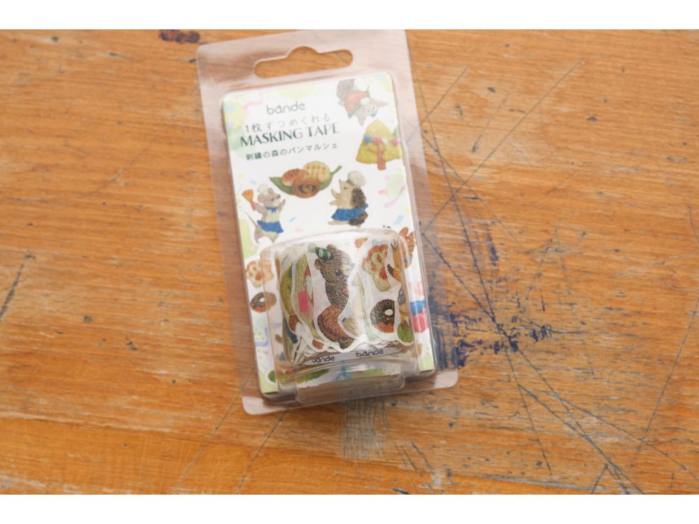Bande - Masking Roll Sticker - Embroidered Forest Bread Marche (BDA772)