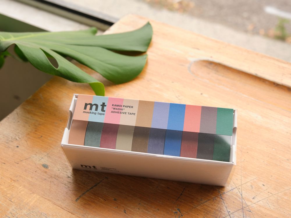 MT Washi Tape - Set of 10 - Muted
