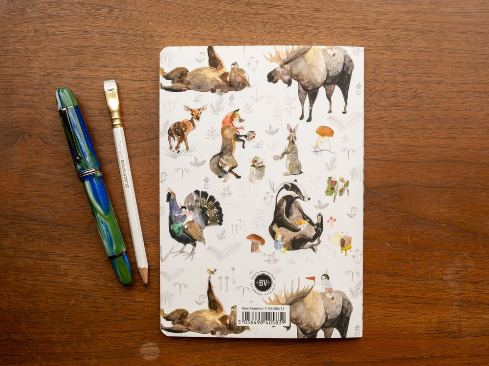 Bruno Visconti A5 Lined Notebook - Forest Animals