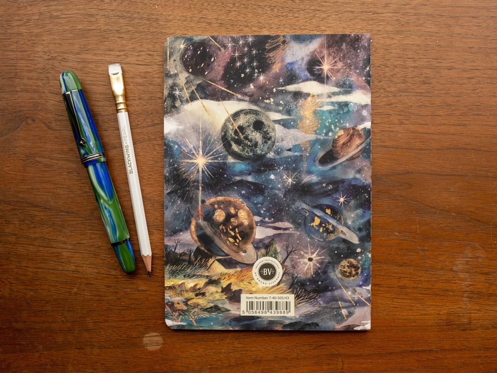 Bruno Visconti A5 Lined Notebook - Galaxy