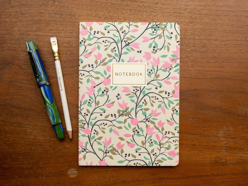 Bruno Visconti A5 Lined Notebook - Spring Flowers