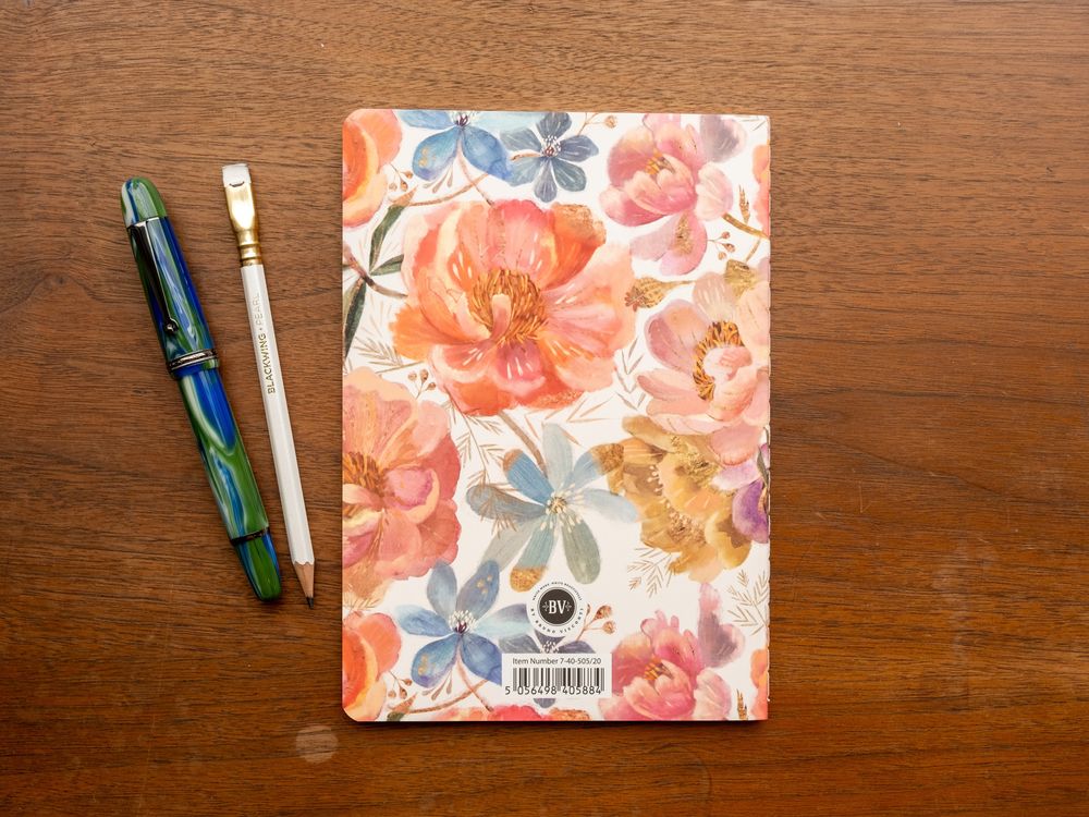 Bruno Visconti A5 Lined Notebook - Heaven Flowers