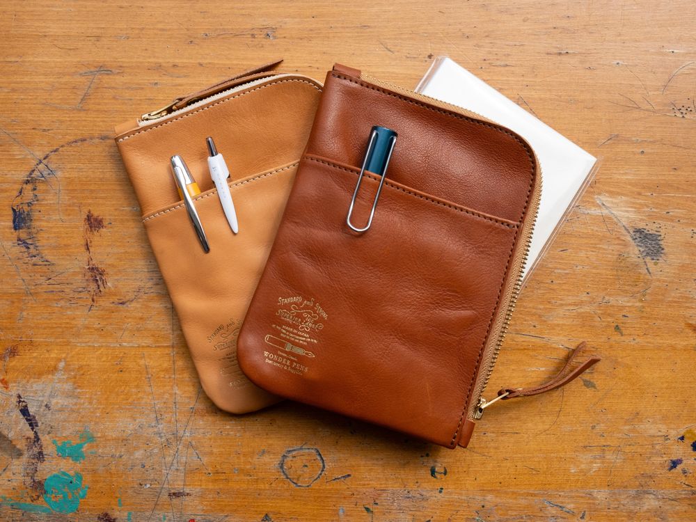 The Superior Labor Leather Portfolio - Light Brown (A6)