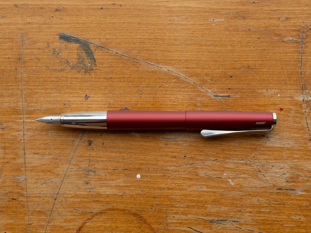 Lamy Studio Fountain Pen - 2024 Special Edition - Royal Red