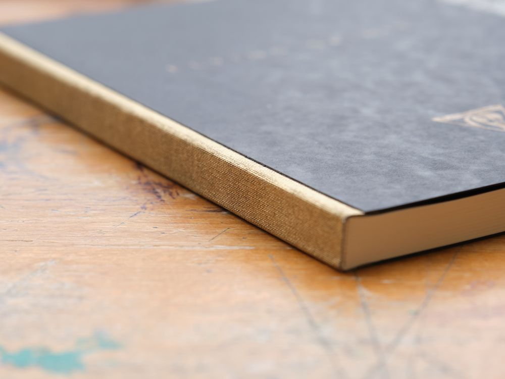 Clairefontaine - Flying Spirit Clothbound Notebook - A5 - Black (Lined)