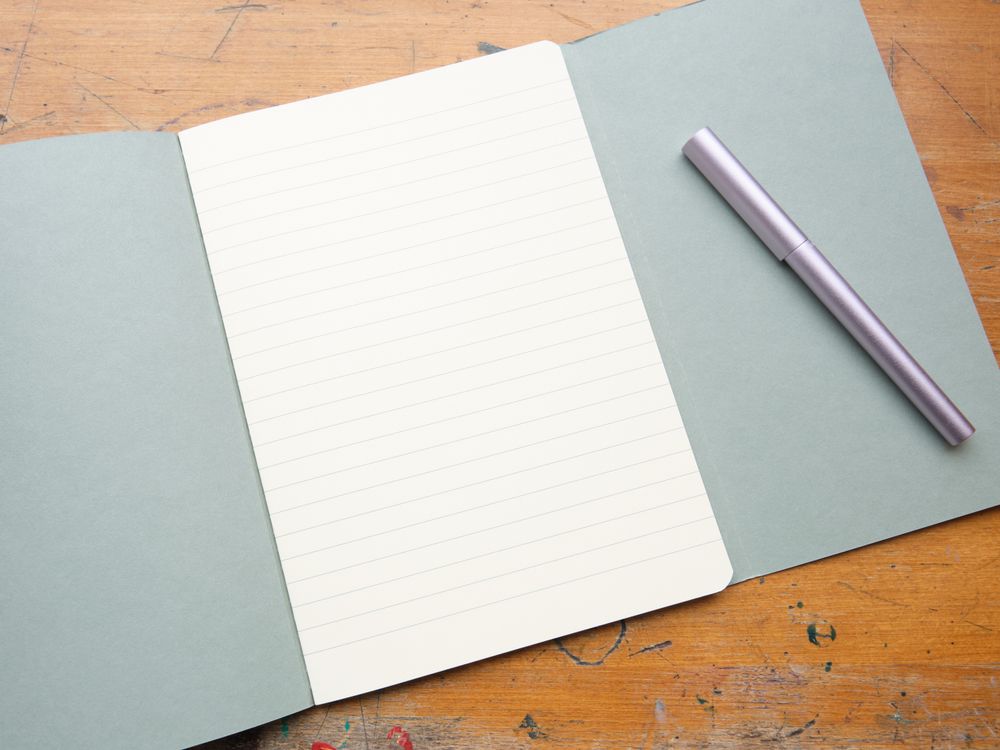 Clairefontaine - Flying Spirit Thread Stitch Notebook - A5 - Green (Lined)