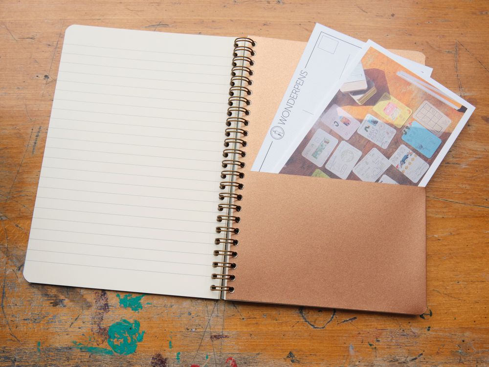 Clairefontaine - Flying Spirit Spiral Bound Notebook - A5 - Green (Lined)