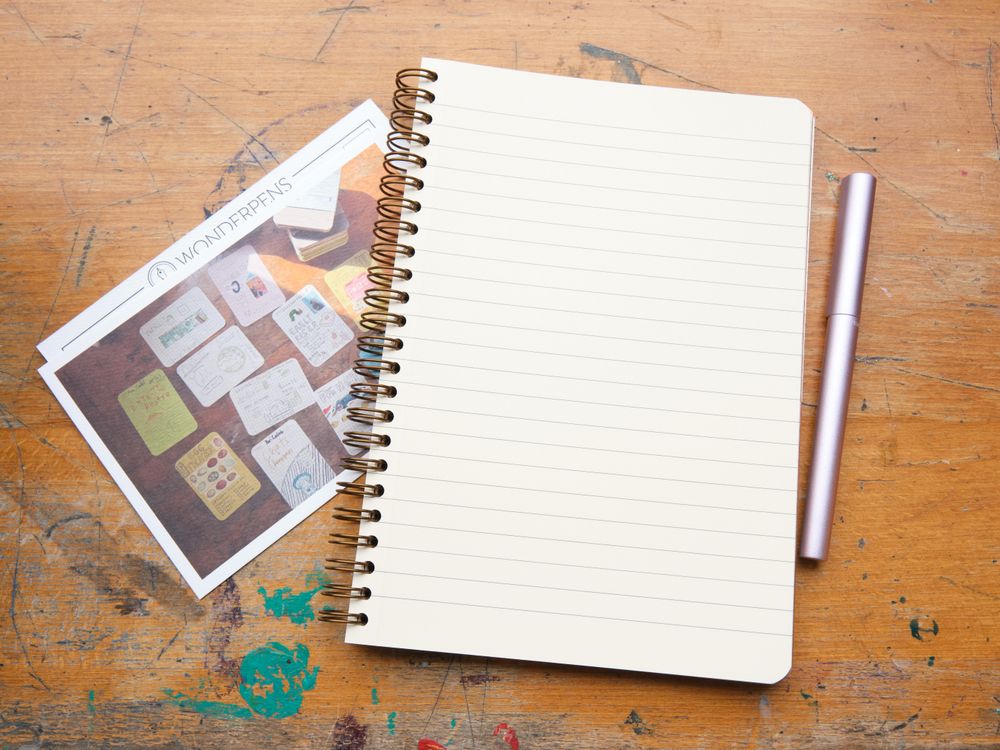 Clairefontaine - Flying Spirit Spiral Bound Notebook - A5 - Green (Lined)