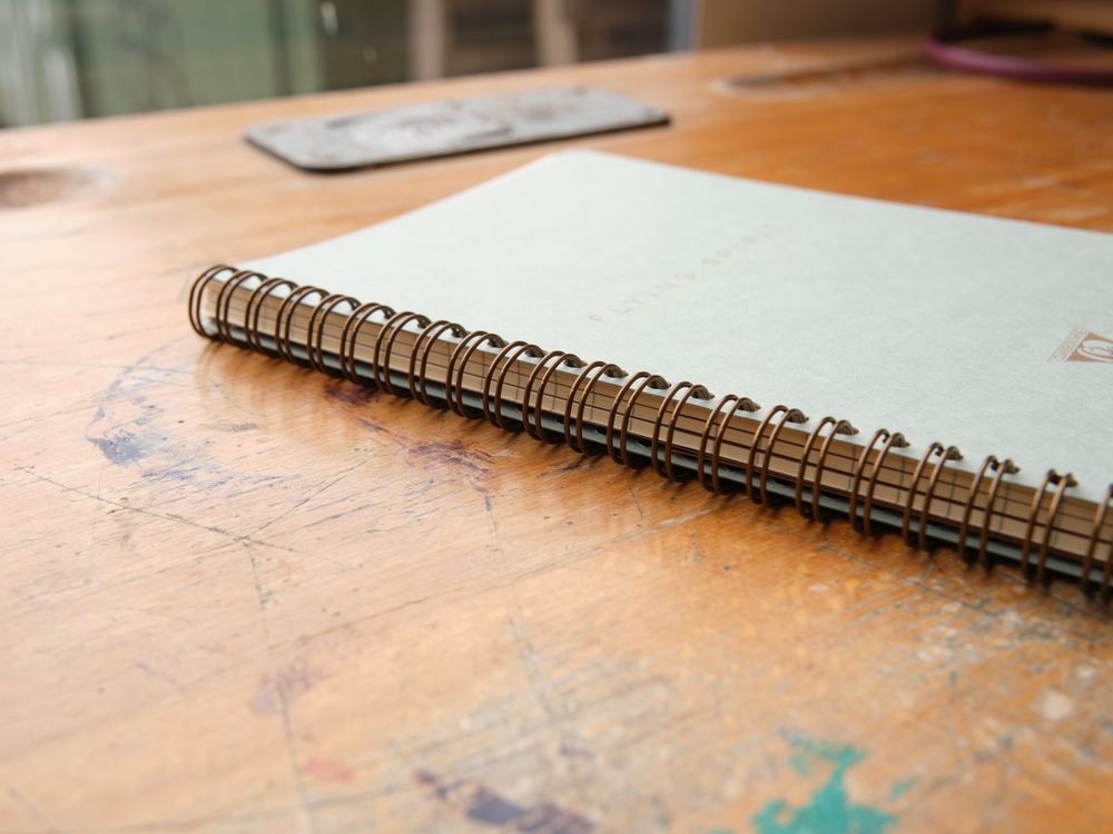 Clairefontaine - Flying Spirit Spiral Bound Notebook - A5 - Green (Lined)