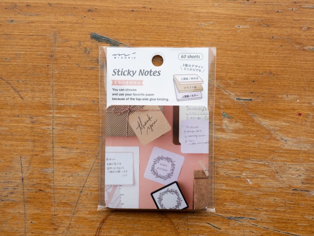 Midori Sticky Notes - Warm Colors