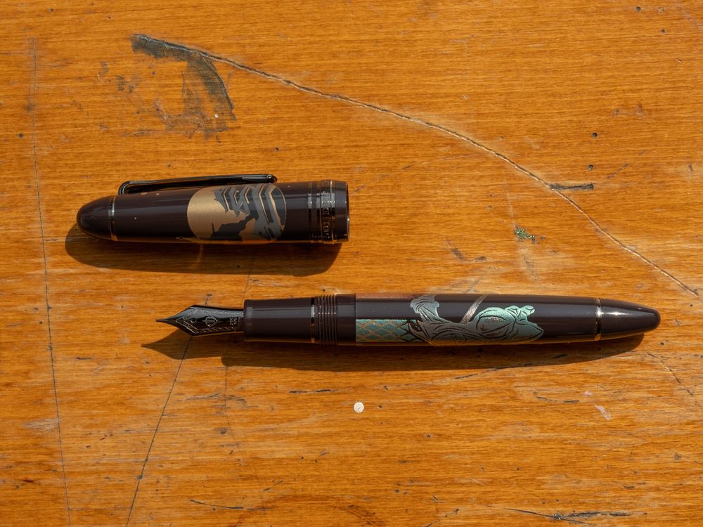 Sailor 1911L Fountain Pen - Special Edition - Ninja Maki-e - Oshiro