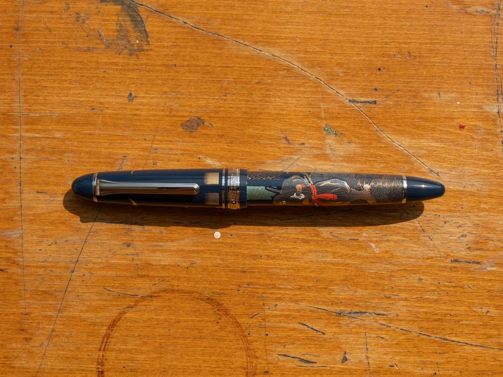 Sailor 1911L Fountain Pen - Special Edition - Ninja Maki-e - In