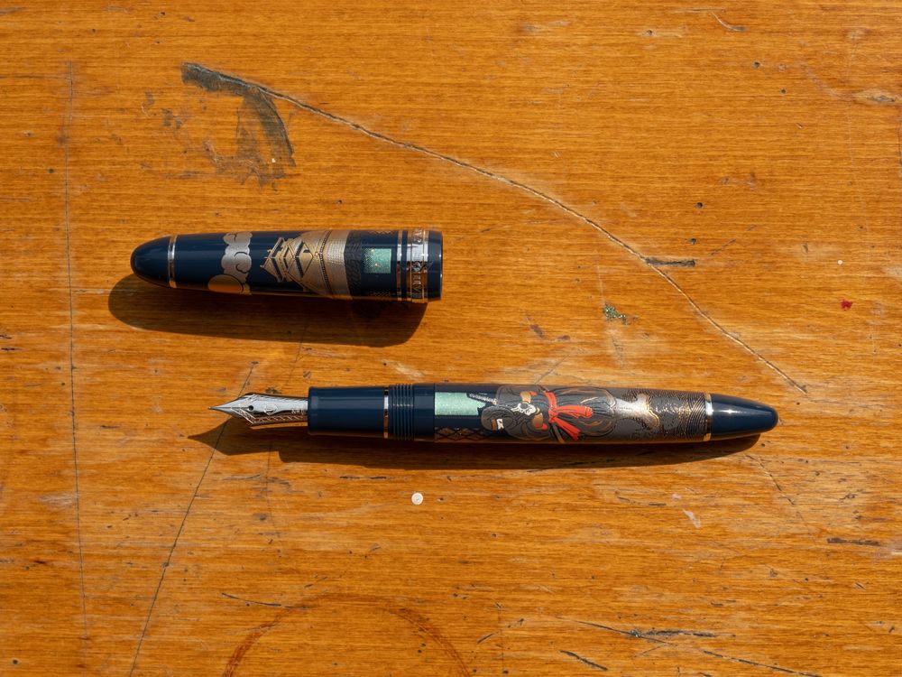 Sailor 1911L Fountain Pen - Special Edition - Ninja Maki-e - In