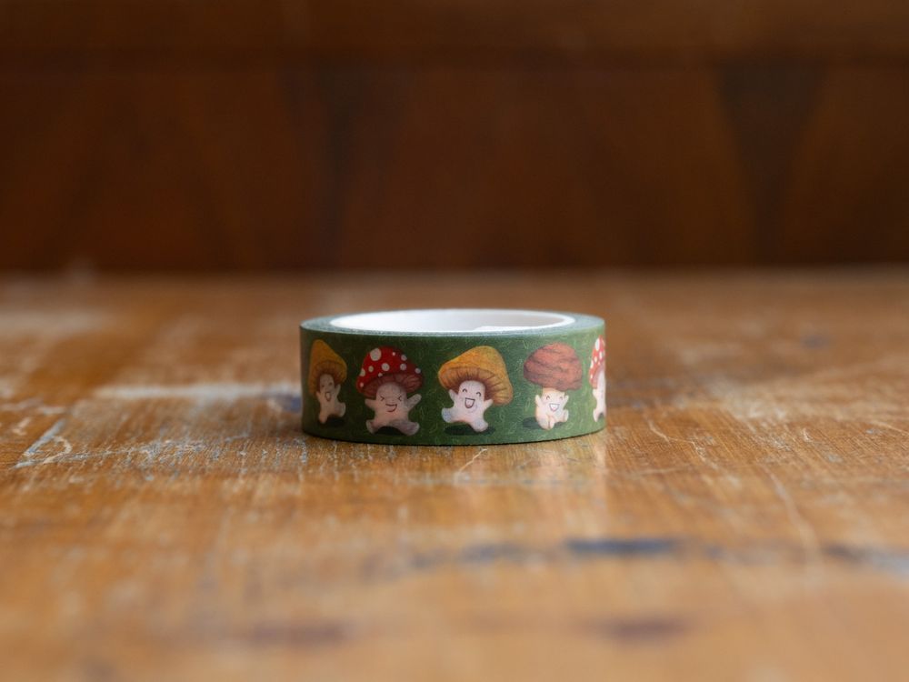 Hop & Flop Washi Tape - Mushroom