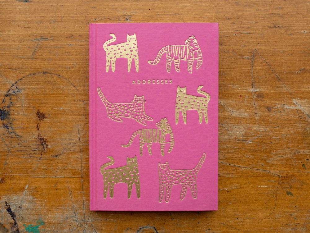 Idlewild Co. Address Book - Wild Cats (Pink)