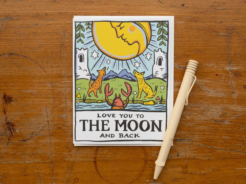 Idlewild Co.Greeting Card - Tarot Moon