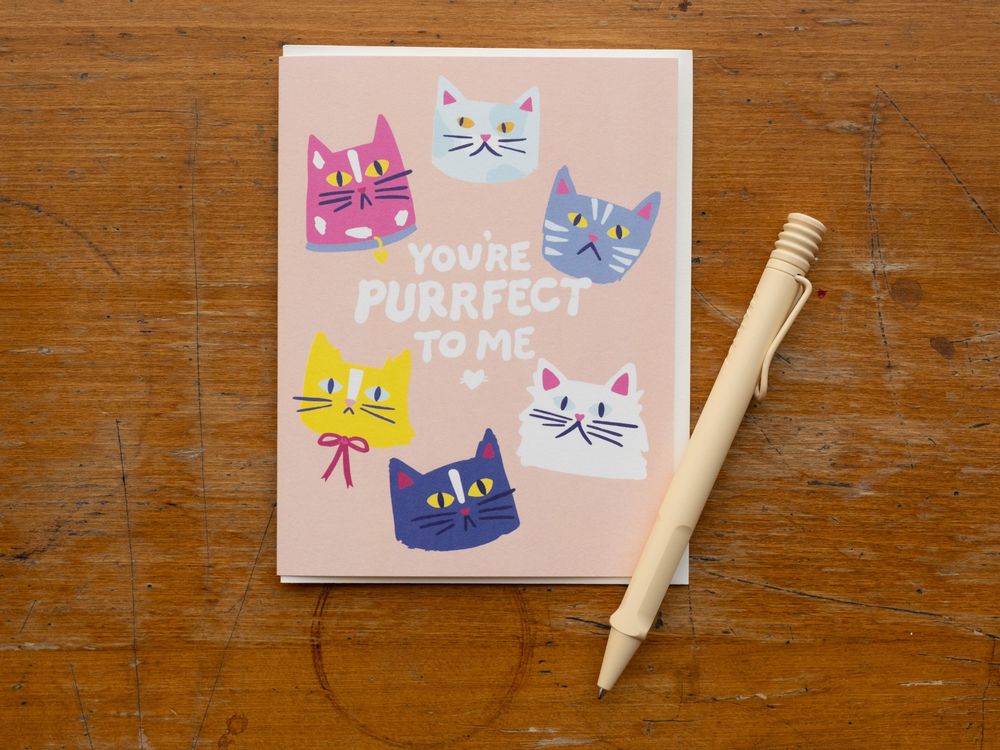 Idlewild Co.Greeting Card - Purrfect To Me