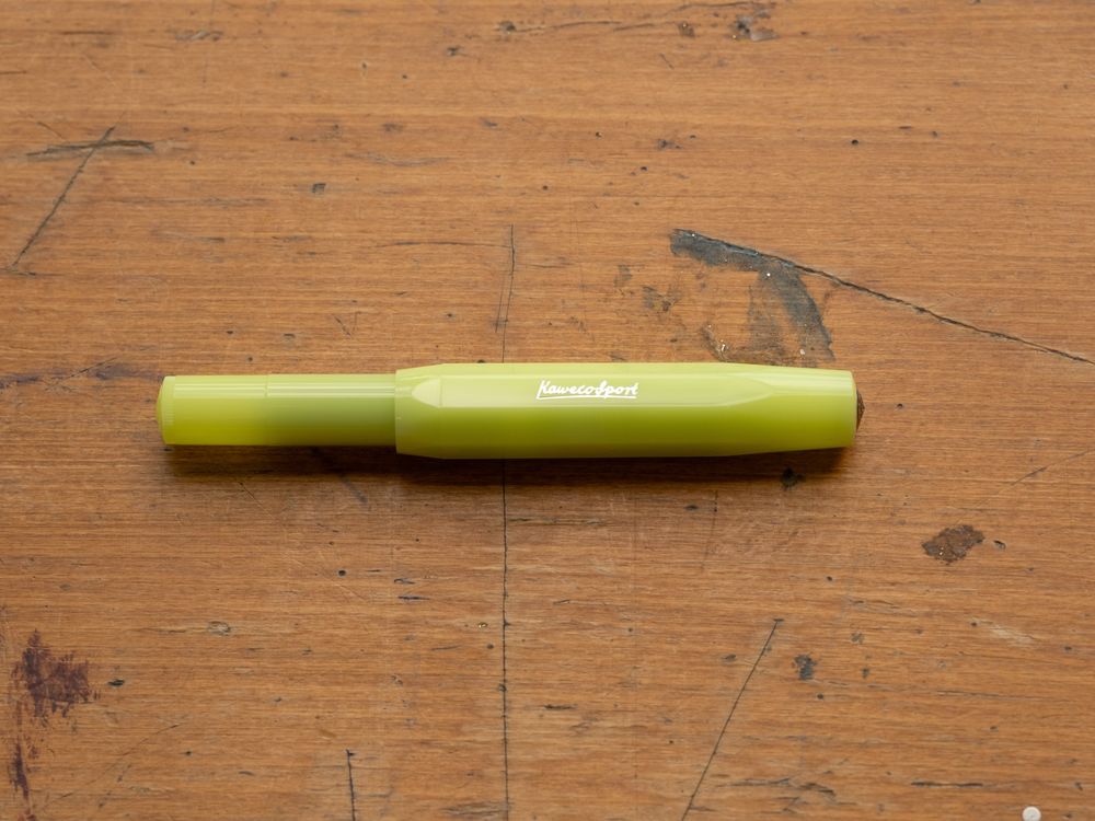 Kaweco Frosted Sport Fountain Pen - Lime