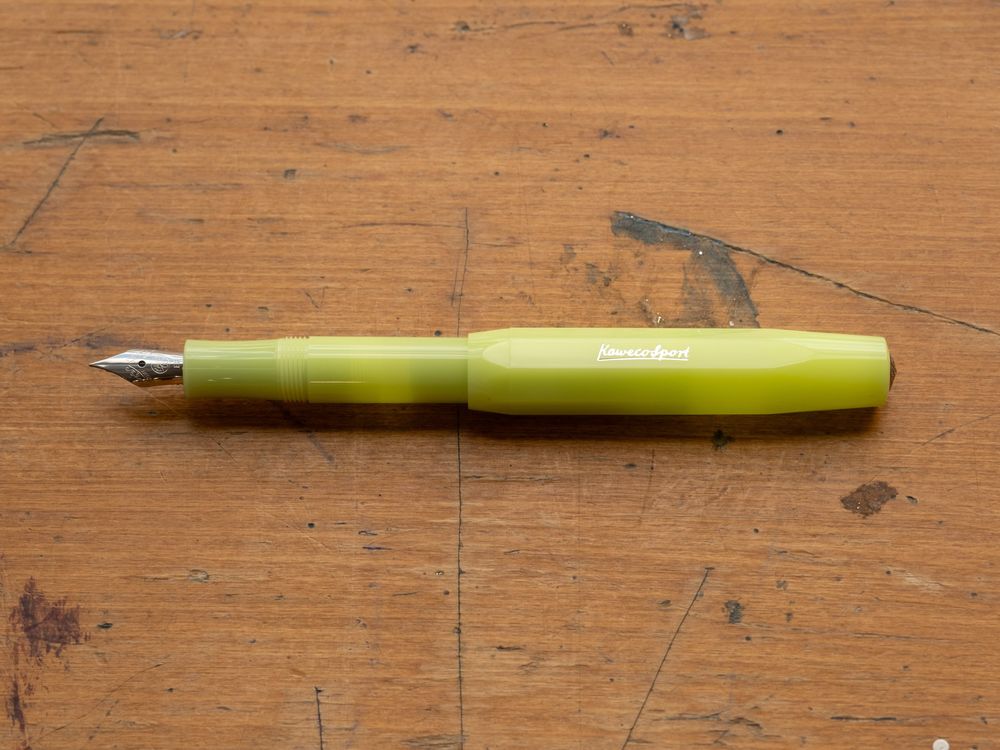 Kaweco Frosted Sport Fountain Pen - Lime