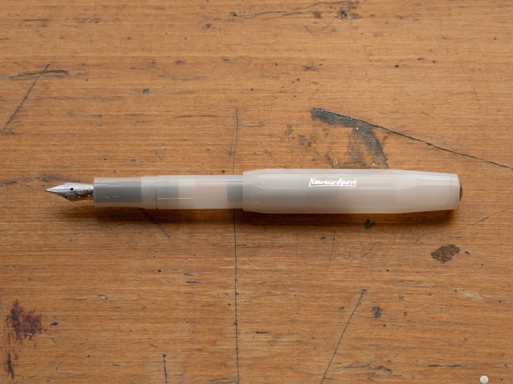 Kaweco Frosted Sport Fountain Pen - Natural Coconut