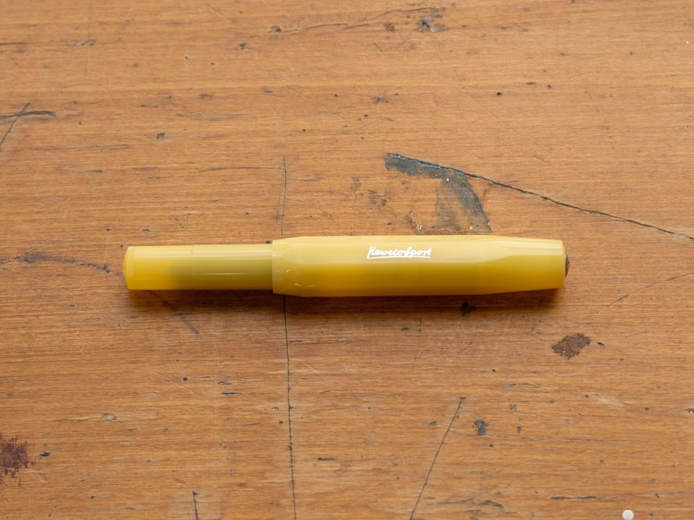 Kaweco Frosted Sport Fountain Pen - Sweet Banana