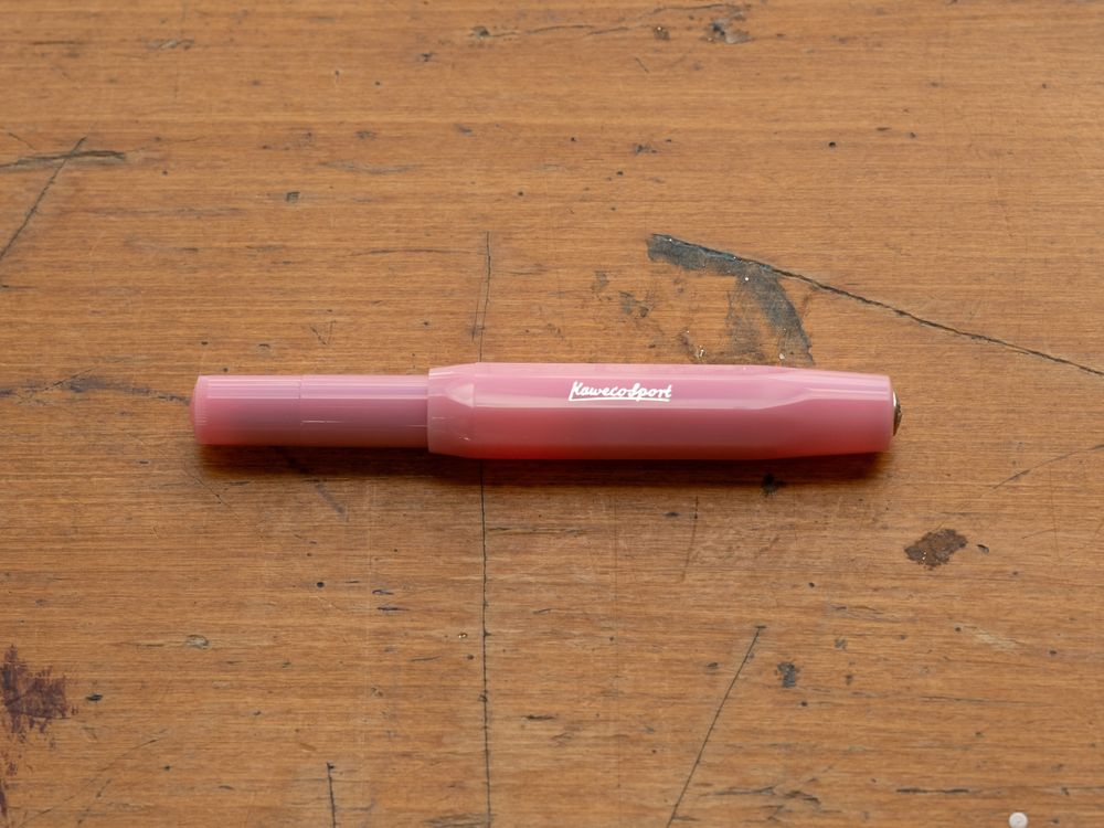 Kaweco Frosted Sport Fountain Pen - Blush Pitaya