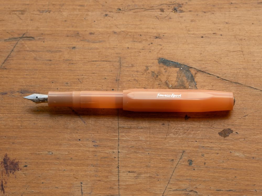 Kaweco Frosted Sport Fountain Pen - Mandarin