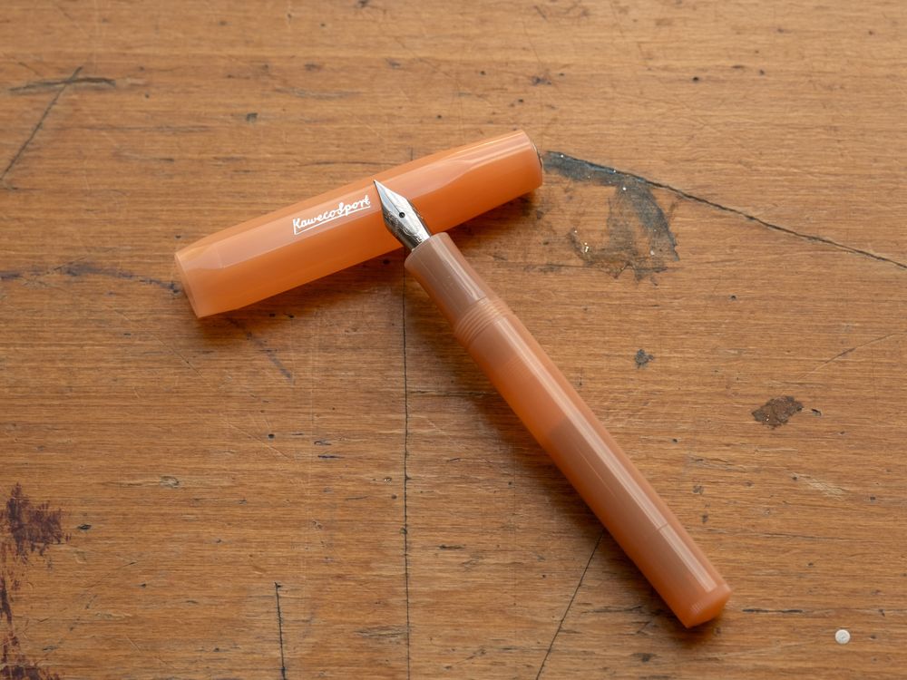 Kaweco Frosted Sport Fountain Pen - Mandarin