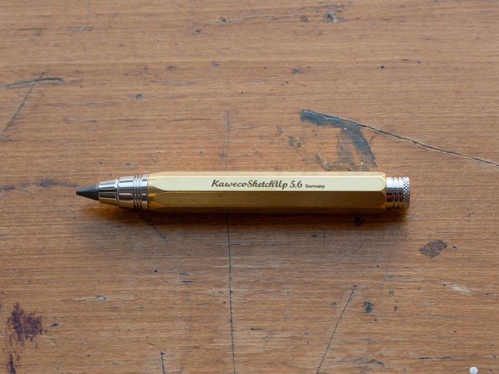 Kaweco Sketch Up 5.6mm Clutch Pencil - Brass