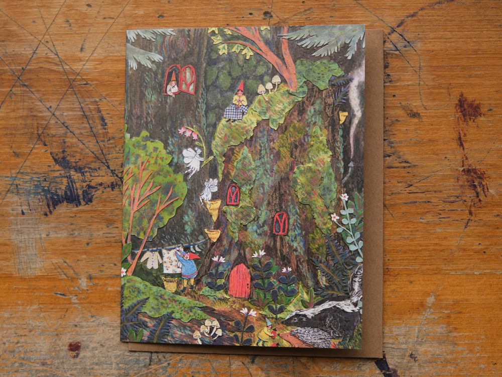 Phoebe Wahl - Greeting Card - Gnome Home
