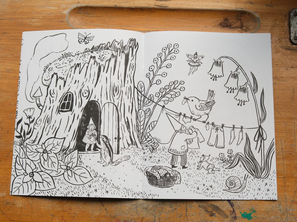 Phoebe Wahl - Fairyland Coloring Book